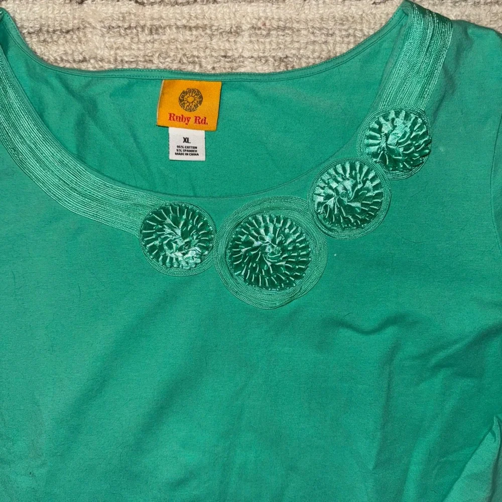 Ruby Rd. Embellished Top - Picture 2 of 2